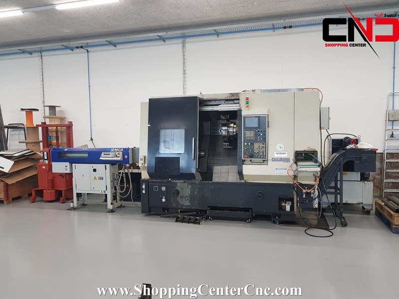 کاتالوگ و نقشه برق تراش سی ان سی هفت محور TAKISAWA EX 910 با کنترل FANUC 18I TB