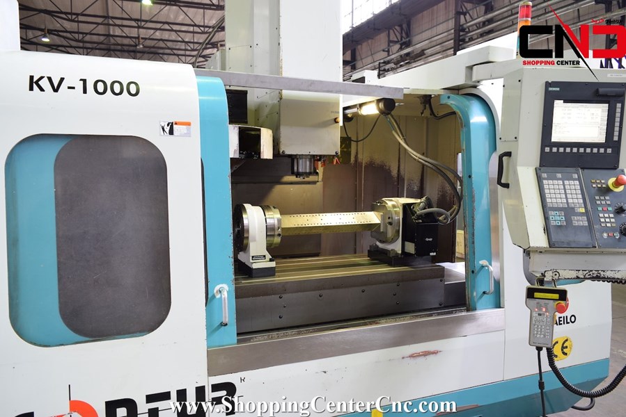 نقشه برق فرز سی ان سی CONTUR KV 1000  با کنترل SIEMENS 810D