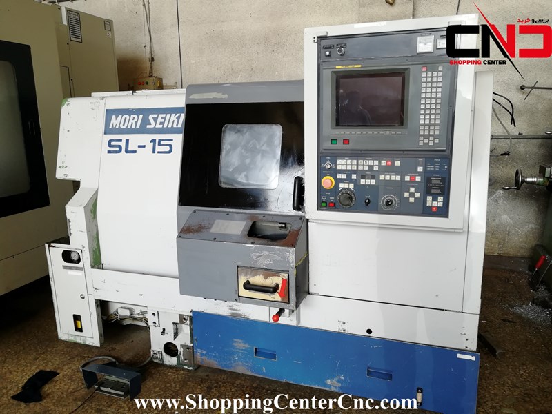 کاتالوگ و نقشه برق تراش سی ان سی MORI SEIKI SL 15 با کنترل Fanuc 15T