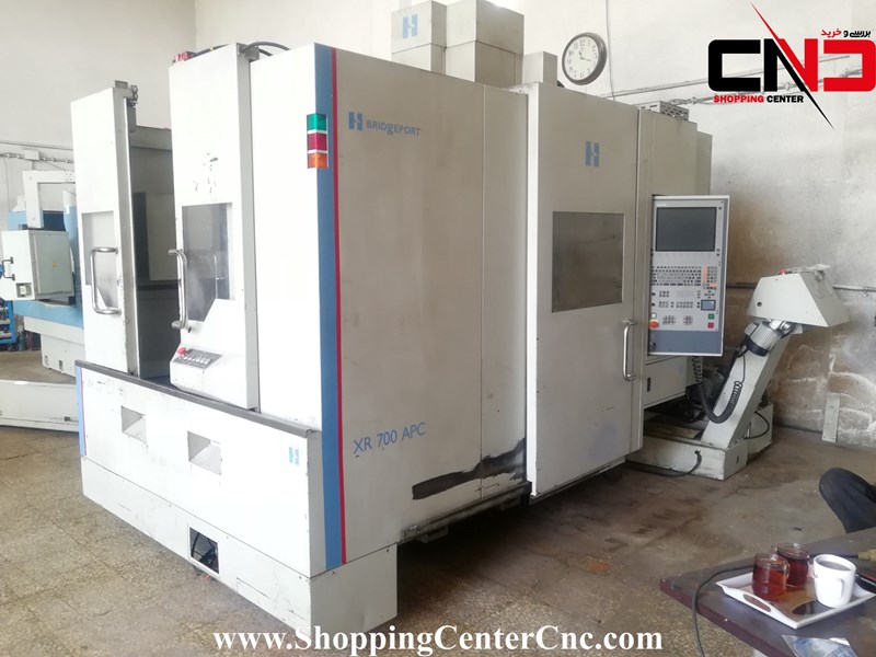 پارامترهای فرز سی ان سی دو پالت harding bridgeport xr 700 apc با کنترل Heidenhain i tnc 530