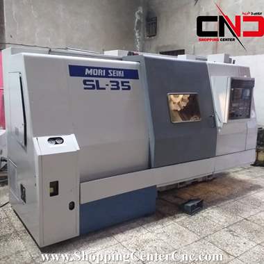 تراش سی ان سی دو محور Mori Seiki SL 35(1)ساخت ژاپن