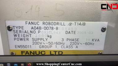 فرز سی ان سی پنج محور FANUC ROBODRILL alpha T14iBساخت آلمان