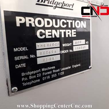 فرز سی ان سی سه محور bridgeport VMC 800ساخت آنگلستان