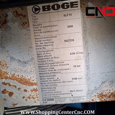 کمپرسور اسکرو BOGE SLF 51 ساخت آلمان