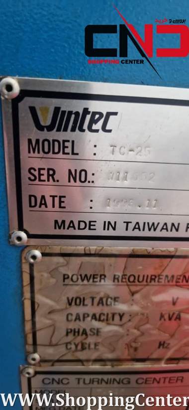 تراش سی ان سی دو محور WINTEC TC 25ساخت تایوان