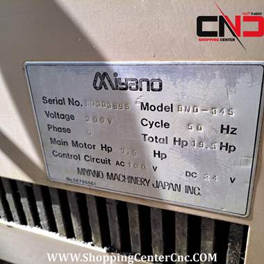 تراش سی ان سی چهار محور Miyano BND 34S ساخت ژاپن