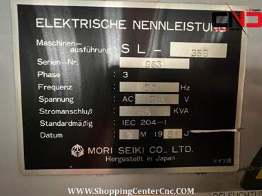 تراش سی ان سی دو محور MORI SEIKI SL35ساخت ژاپن