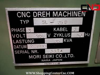 تراش سی ان سی دو محور MORI SEIKI SL 25 ساخت ژاپن