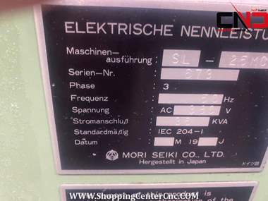 تراش سی ان سی سه محور MORI SEIKI SL25 MCساخت ژاپن