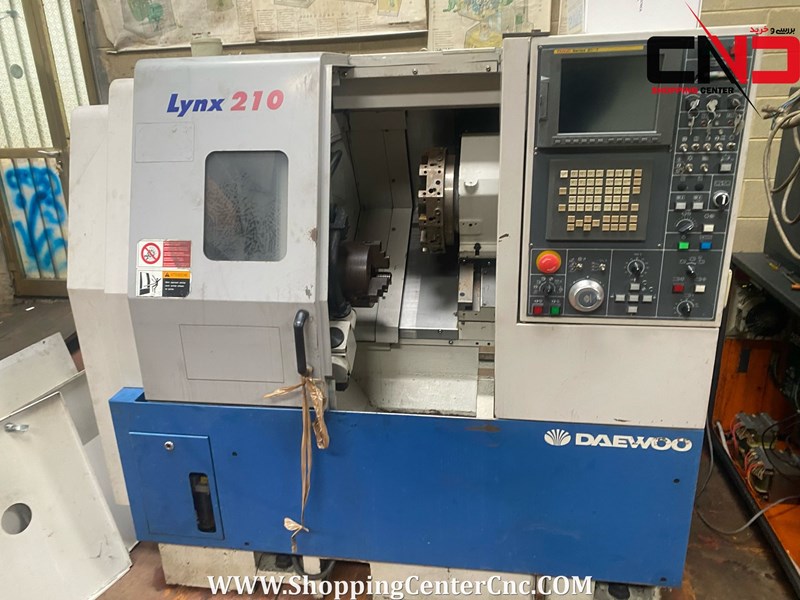تراش سی ان سی دو محورDAEWOO LYNX 210ساخت کره جنوبی