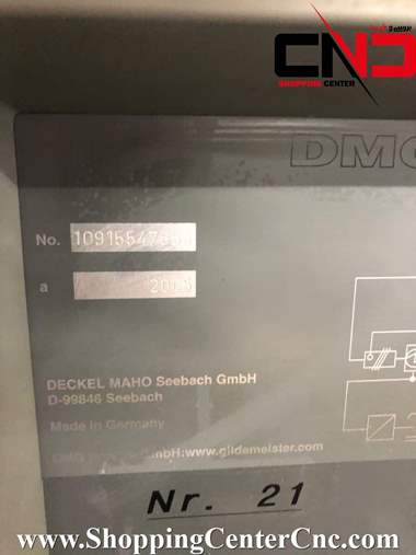 فرز سی ان سی پنج محور Deckel Maho DMU 50 eVo Linear ساخت المان