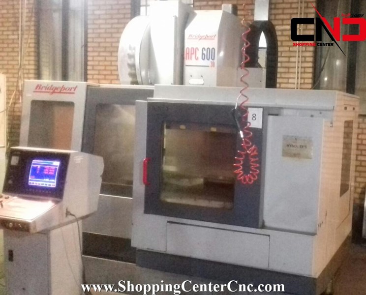 فرز سی ان سی سه محور دو پالت Bridgeport APC 600 ساخت انگلیس