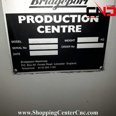 فرز سی ان سی سه Bridgeport VMC 600 ساخت انگلستان