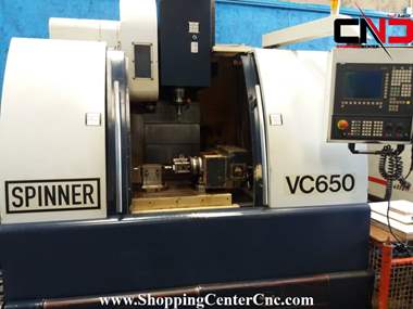 فرز سی ان سی چهار محور SPINNER VC 650ساخت المان