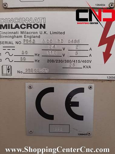 فرز سی ان سی سه محور Cincinnati VMC 750(1)ساخت آمریکا