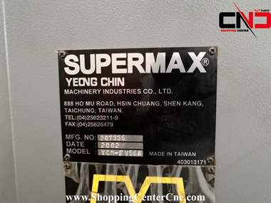 فرز سی ان سی عمودی سه محور دو پالت SUPERMAX YCM FV 56A APC ساخت تایوان