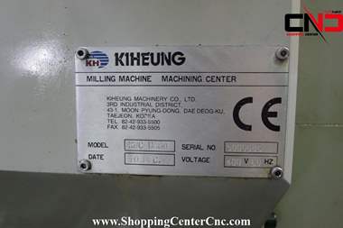 فرز سی ان سی سه محور Kiheung KNC U800 ساخت کره جنوبی