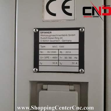 فرز سی ان سی سه محور SPINNER MVC 1000 ساخت آلمان